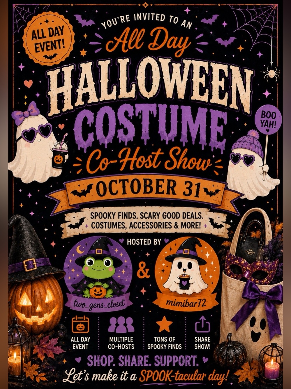 Costumes & Co-Hosts Share Show - Picture 1 of 1